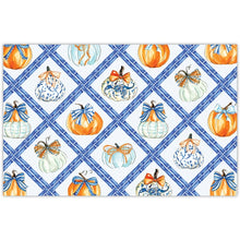 Load image into Gallery viewer, Blue Pumpkins Placemats
