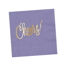 Load image into Gallery viewer, Cheers Napkins Assorted Colors

