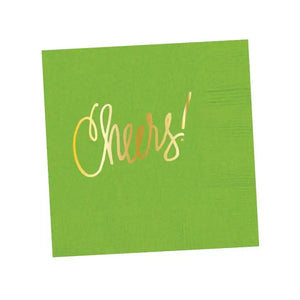 Cheers Napkins Assorted Colors
