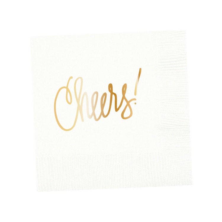 Cheers Napkins Assorted Colors